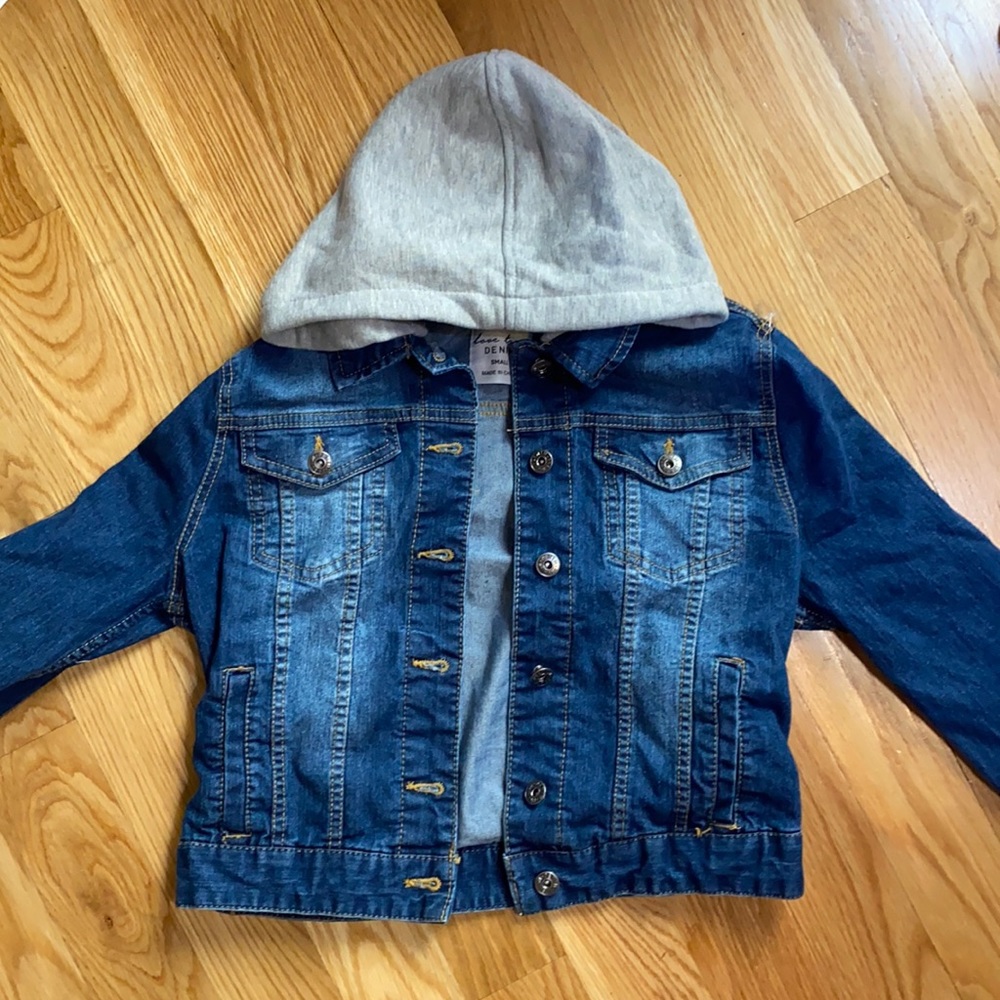 Love Tree Denim Jean Jacket w/ hood